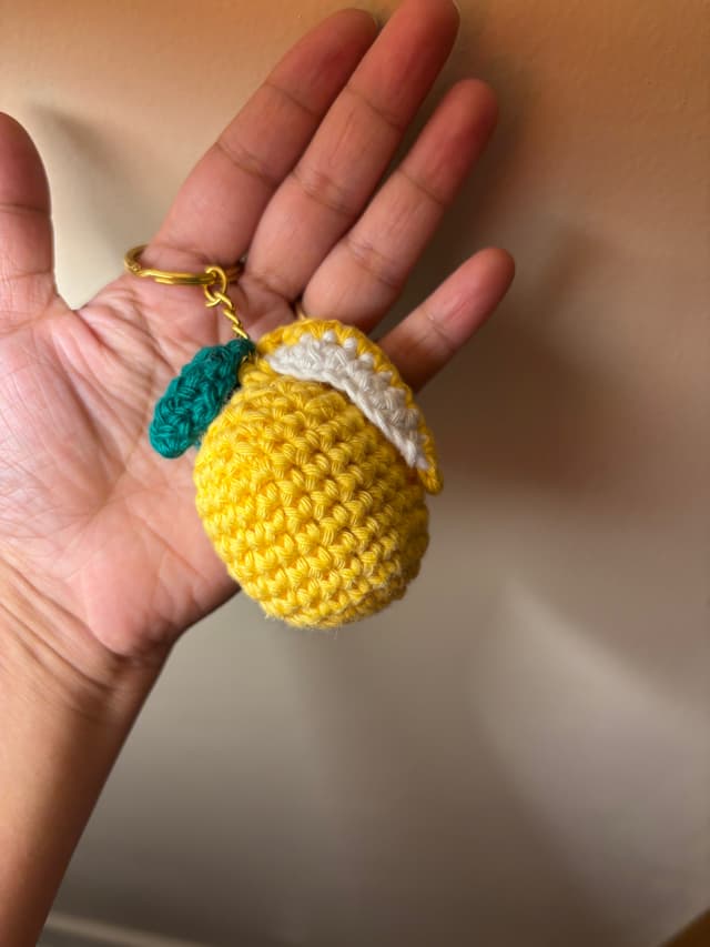 Lemon keychain