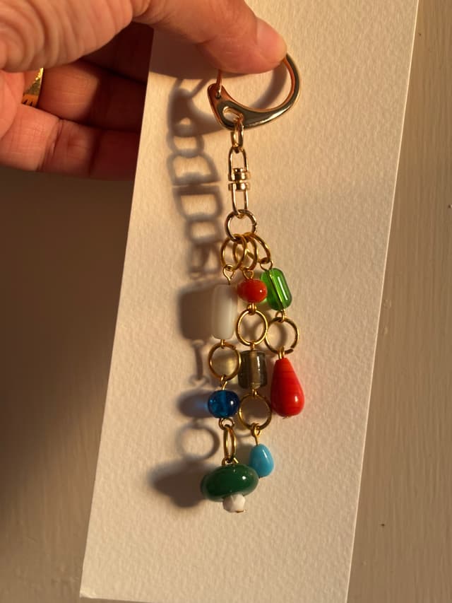 Candy carousel - bag charm/ keychain