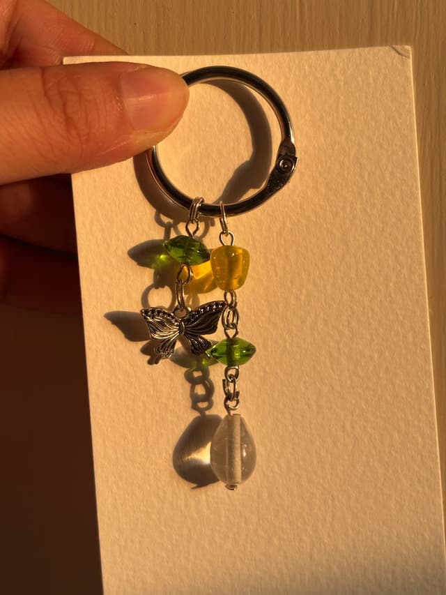 Limewing - bag charm