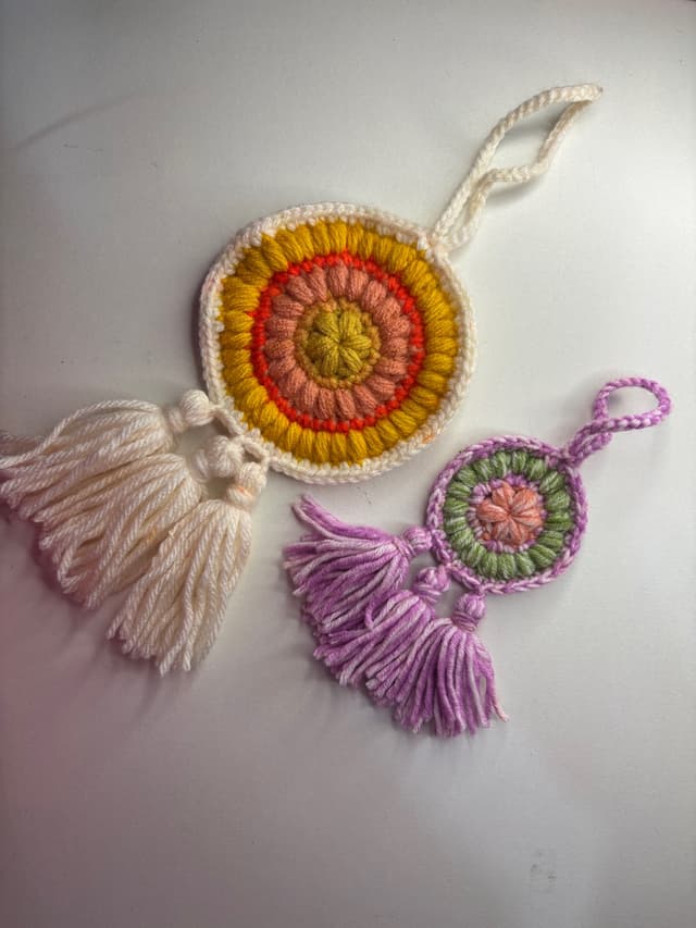 Crochet wall hanging